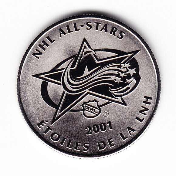 2001 Eddie Shore NHL All Stars Medal (b70) - Picture 2 of 2